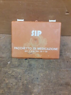 Cassetta pronto soccorso da tecnico per  telefono a gettoni cabina  sip anni80 9 - Immagine 1 di 4