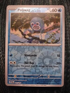 Pokemon - Poliwag - 041/167 - Reverse Holo - Twilight Masquerade - NM/M - Picture 1 of 3