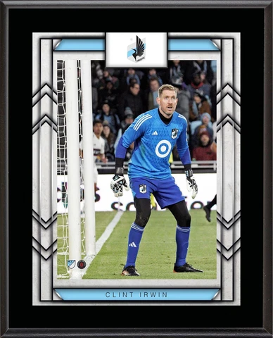 Clint Irwin Minnesota United FC 10.5" x 13" Sublimated Player Plaque Cover