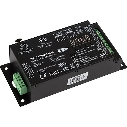 DMX512&RDM decoder with standalone master SR-2108B-M5-5 - Image 1 of 1