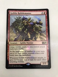 Goblin Rabblemaster Foil Promo MTG Magic the Gathering Card NM Mint Core Set M15 - Picture 1 of 1