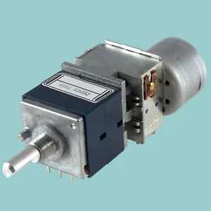 ALPS 50K ohm dual Potentiometer log audio taper pot Motrorized RK27 RK27112MC - Picture 1 of 12