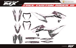 Fit KTM XCW XCFW EXC EXCF 2020 to 2023 & 2019 to 2022 SX SXF XC XCF graphic kit - Foto 1 di 2
