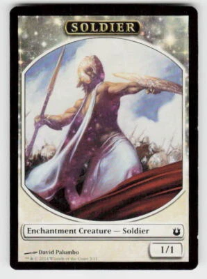 Born of the Gods #3 Soldier Token - Image 1 of 2