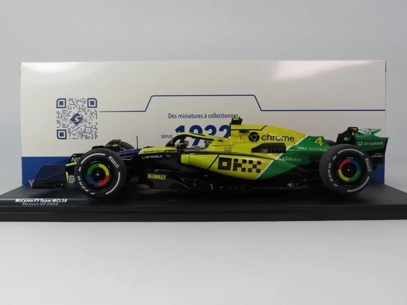 1/18 SOLIDO - McLAREN - F1 MCL38 TEAM MCLAREN N 4 4th MONACO GP 2024 1814203