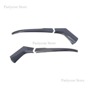 Chrome Carbon Fiber Rearview Mirror Strip Trims For Toyota Highlander 2020-2025 - Foto 1 di 8