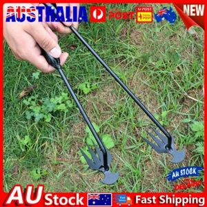 Weed Puller Uprooting Weeding Tool Hand Weed Remover for Lawn Garden(Black 30cm) - Picture 1 of 9