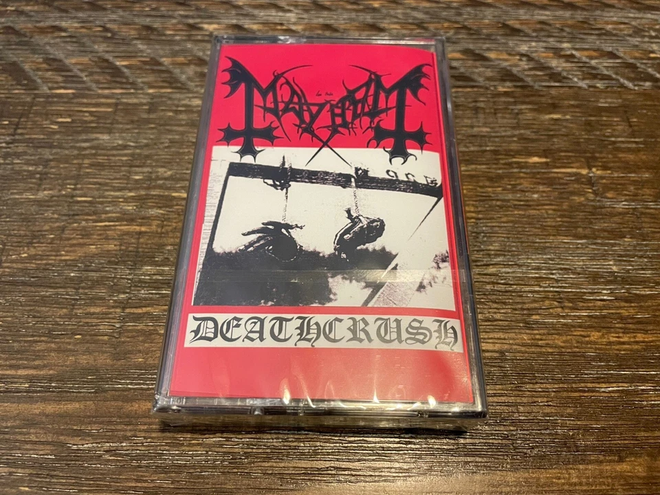 Mayhem "Deathcrush" (Cassette, Back on Black, 2022) - Image 1 of 2