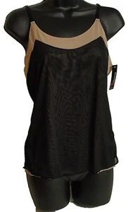Sexy Camisa de malla transparente elástica de doble forrado para mujer L-XL - Imagen 1 de 5