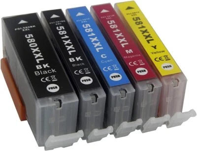 Ink Cartridges for Canon Pixma MG5750 MG5751 MG6850 TS5050 TS5051 Multipack Set - Image 1 of 4