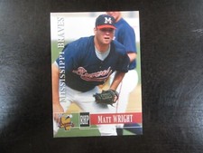 2005 Grandstand Mississippi Braves Matt Wright Card (B60) Atlanta Braves