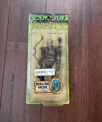 Lord of the Rings THE FELLOWSHIP OF THE RING MORIA ORC ARCHER 2004 ToyBiz NIB - Imagem 1 de 4