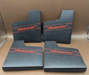 4 pcs Official Nintendo Nes Dust Sleeve Red Logo Game Protector Cover OEM NOS - Picture 1 of 8