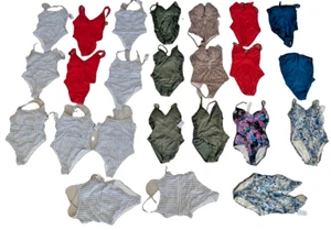 Lot 27 Shade & Shore 1 Piece Swimsuit - SIZE M - 27-Pack - Wholesale - Clearance - Picture 1 of 21