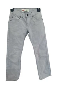 Levi's Boys 511 Slim Stretch Jeans Gray Size 8 - Preowned - Picture 1 of 4