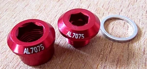 évent de décompression moulé batterie alu rouge / alu die cast air vent grommet - Imagen 1 de 2