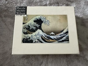 MICHELE WILSON Hand-Cut Wooden Puzzles The Wave Hokusai 250pcs. - Picture 1 of 3