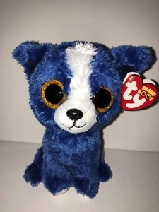 GORRO DE PERRO AZUL TY T-BONE BOOS, NUEVO, COMO NUEVO, RETIRADO-HTF-SUAVE-LE ENCANTA JUGAR - Imagen 1 de 3