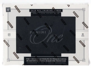 2018 PANINI ONE NFL FOOTBALL FACTORY SEALED HOBBY BOX **VERY RARE** - Picture 1 of 4