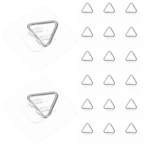  20pcs Adhesive Hangers For Plates - Transparent Self-Adhesive Plate Hangers - Bild 1 von 17