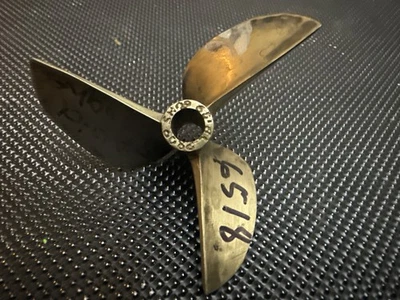 #15.  Hélice de latón 6518 1/4"" 65 mm 3 palas 6518 hélice barco RC Foto 1 de 3