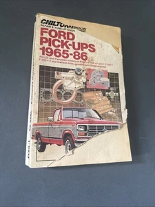 Chilton Book Company Repair & Tune Up Guide Ford Pick-ups 1965 thru 1986 - Picture 1 of 4