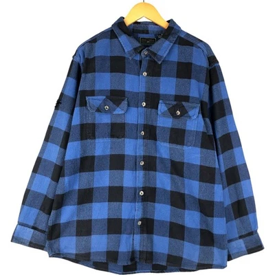 Camisa de franela manga larga a cuadros búfalo Field and Stream usada para hombre talla XL Foto 1 de 4