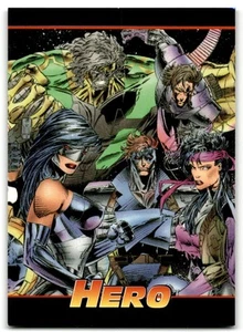 Promociones Hero Illustrated Master Foil 1993 #2b ola de calor/impacto/tempestad/arco de sangre - Imagen 1 de 2