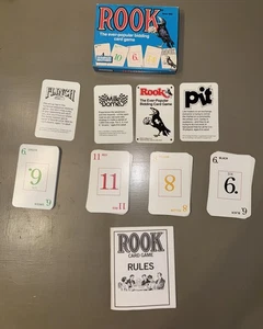 Vintage 1988 Rook Card Game~ COMPLETE~Parker Brothers~ Directions~Crisp Cards! - Picture 1 of 10