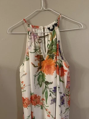 Vestido Mlle Gabrielle Multicolor Boho Halter Cerradura Fluido Talla Mediana Foto 1 de 4