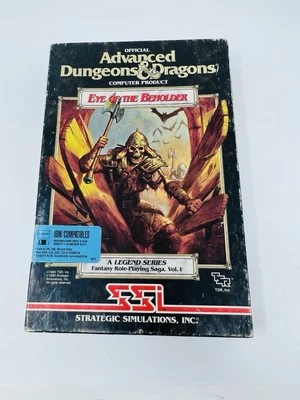 Advanced Dungeons And Dragons: Eye Of The Beholder (1990) PC Big Box *Read Desc* - Image 1 of 4