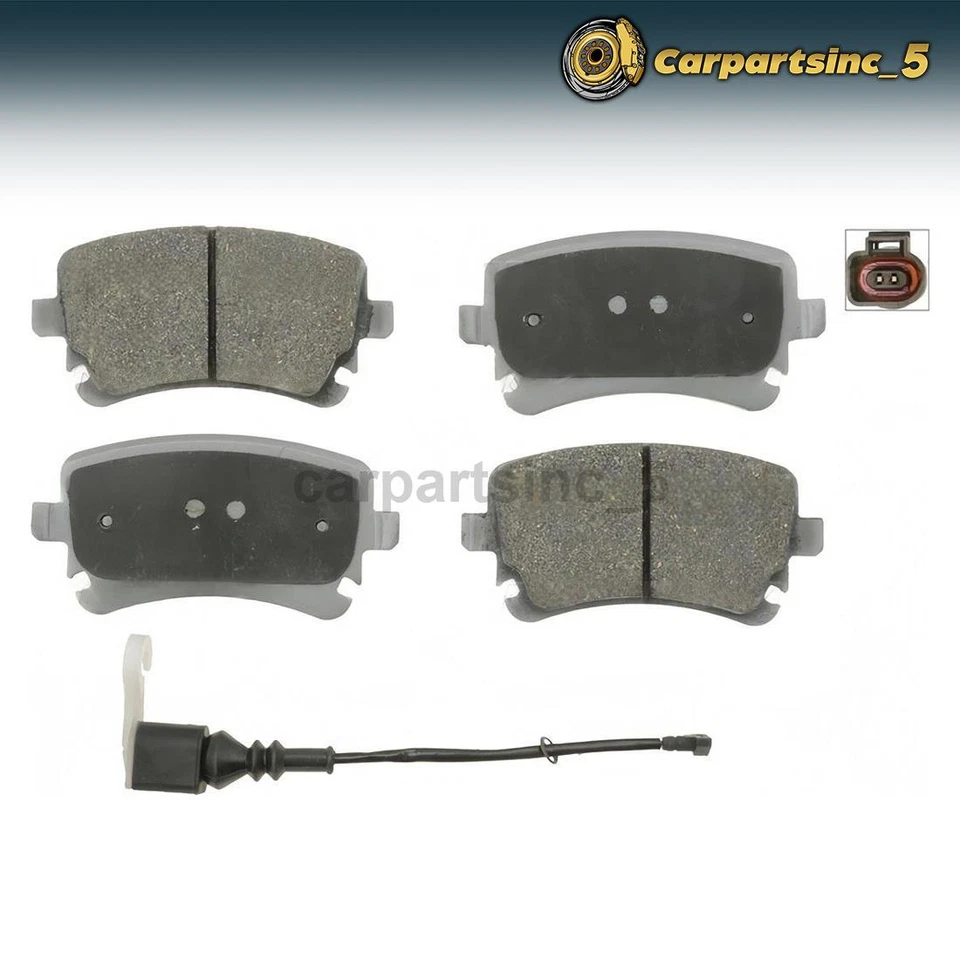 1 Rear Brake Pad for Audi A6 Quattro 3.2L 2009, for Audi RS4 4.2L 2007 2008 - Image 1 of 1