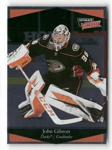 2020-21 Upper Deck #UV-12 John Gibson Ultimate Victory - Picture 1 of 2