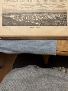 CALABRIA. CITTANOVA Panorama Antica Xilografia incisione 1891 PREMOLI - Foto 1 di 6