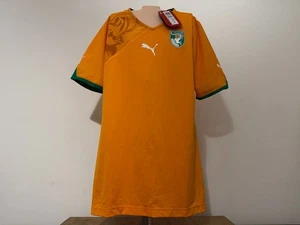 SHIRT Ivory Coast 2010 home Puma adult L NEW player issue - Picture 1 of 6