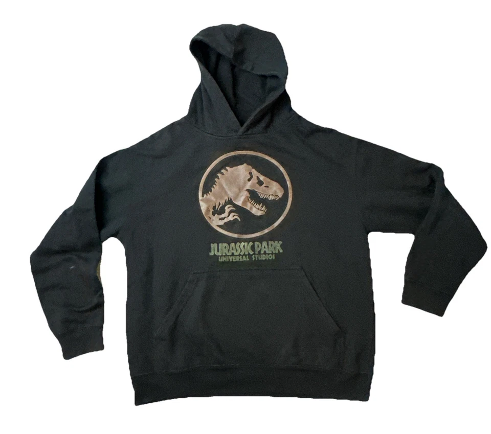 Толстовка с капюшоном Universal Studios детская Jurassic Park черная для мальчиков размер L 2015 - Изображение 1 из 4