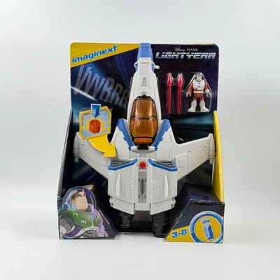 Imaginext Disney Pixar Lightyear Fisher-Price Spaceship & Figures Lights Sounds - Image 1 of 2