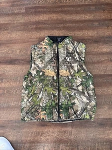 True Timber Lined Insulated Vest Men’s Size X- Large Camo Pockets Full Zip - Picture 1 of 10