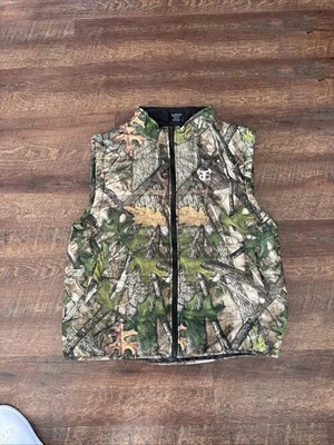 True Timber Lined Insulated Vest Men’s Size X- Large Camo Pockets Full Zip - Image 1 of 4