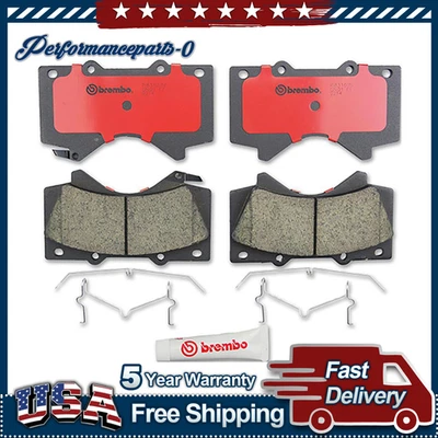 Brembo Front Brake Pads For Toyota Sequoia 2011 2012 2013 2014 2015 2016 2017 - Image 1 of 2