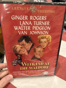Weekend at the Waldorf - Ginger Rogers, Lana Turner, New! - Imagen 1 de 1