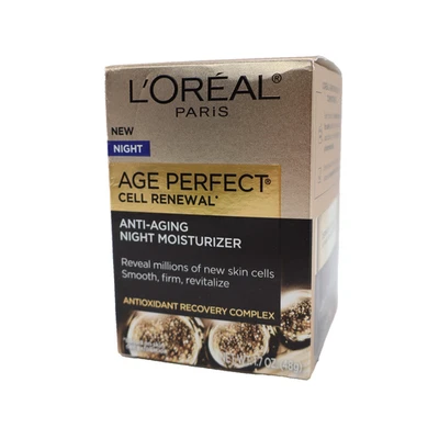 L'Oreal Age Perfect Cell Renewal Anti-Aging Anti-Wrinkle Night Moisturizer 1.7oz - Image 1 of 4
