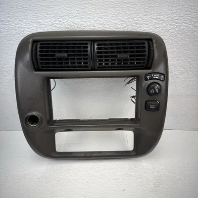 1995-2004 Ford Explorer Sport Mountaineer Radio Dash Trim Bezel OEM Gray - Image 1 of 4