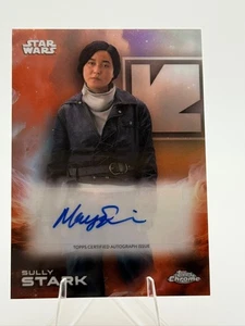 2025 Topps Chrome Star Wars Autograph Maya Erskine as Sully Stark A-MA - Bild 1 von 2