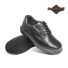 Women's Genuine Grip Footwear Slip-Resistant Blucher (Black,10M)