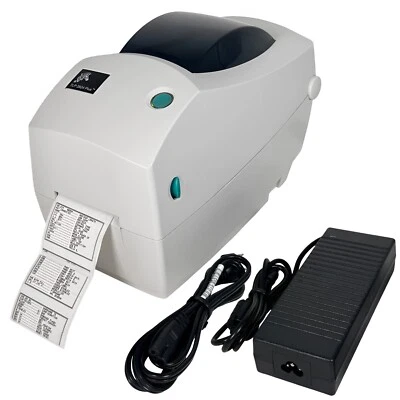 Zebra TLP2824 Plus Compact Thermal Transfer Label Barcode Printer LAN USB - Image 1 of 4