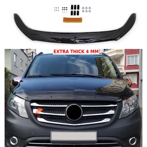 Hood Deflector Guard Fits Mercedes Benz Vito W447 2014-2024 Bug Shield Protector - Bild 1 von 12