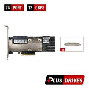LSI 9361-24i 12Gbps MegaRAID 24 Port PCIe 3.0 x8 SAS 3 RAID Controller High Low - Picture 1 of 8