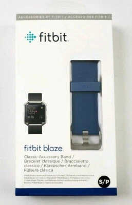 Genuine Fitbit Blaze Small Blue/Navy Classic Accessory Replacement Band - Image 1 of 4