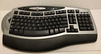 Microsoft Wireless Comfort Keyboard (no Remote) Model 1045 Untested - Image 1 of 4